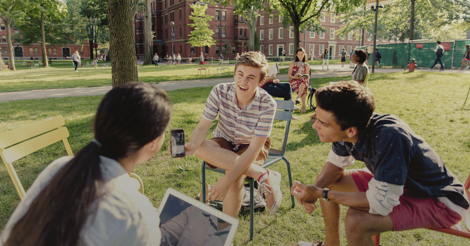 Students at Harvard Summer School