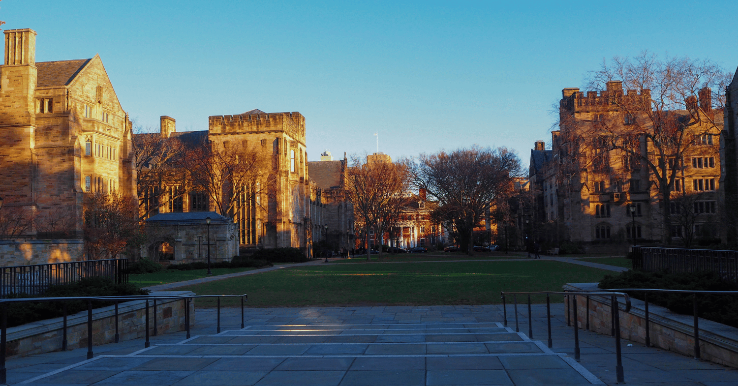 Yale University in autumn