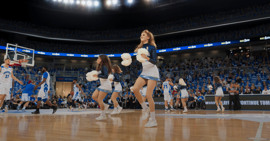 Female cheerleaders